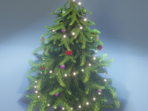 Stylized Christmas Tree 3D-Modell