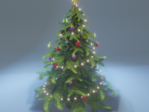 Stylized Christmas Tree 3D-Modell