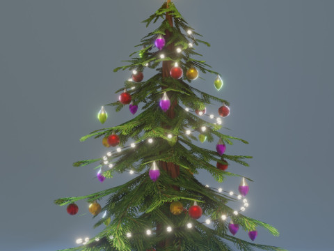 Stylized Christmas Tree 3D-Modell