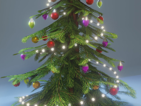 Stylized Christmas Tree 3D-Modell