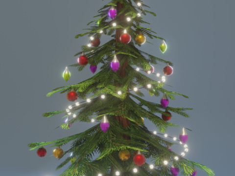 Stylized Christmas Tree 3D-Modell