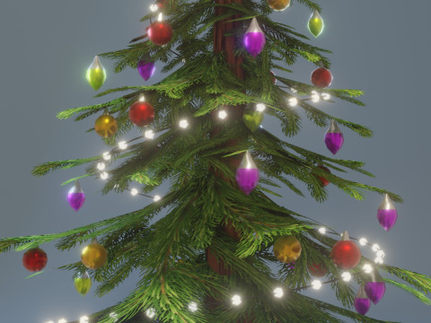 Stylized Christmas Tree 3D-Modell