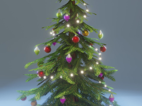 Stylized Christmas Tree 3D-Modell