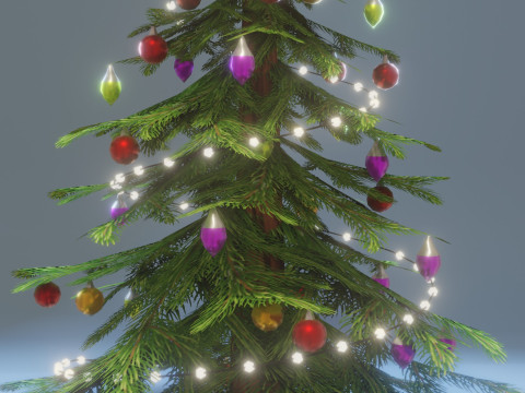 Stylized Christmas Tree 3D-Modell
