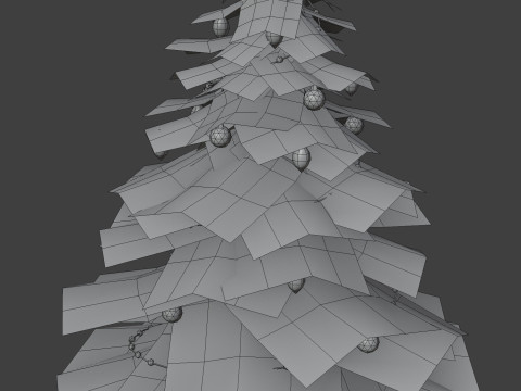 Stylized Christmas Tree 3D-Modell