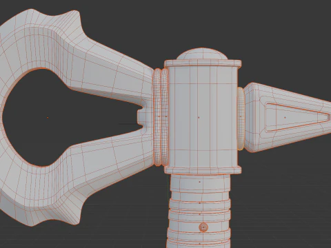 액스 토마호크 3D 모델