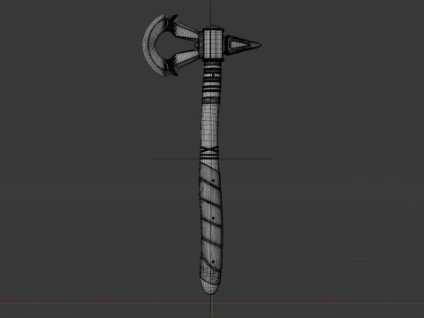 액스 토마호크 3D 모델