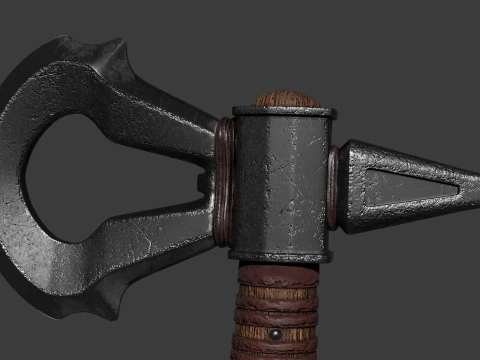 액스 토마호크 3D 모델