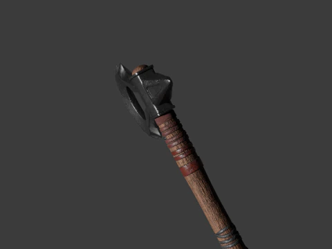 액스 토마호크 3D 모델