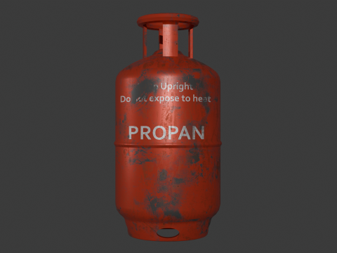 Propane tank 3D 模型