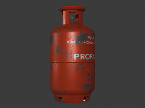 Propane tank 3D 模型