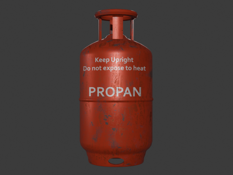 Propane tank 3D 模型
