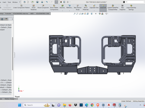 LANDCRUISER 78 79 REAR BUMPER TIRE RACK TYRE RACK 3D Model