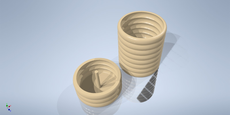 AESTHETIC FLOWERPOT 3D प्रिंट मॉडल .c4d .max .obj .3ds .fbx .stl .blend 