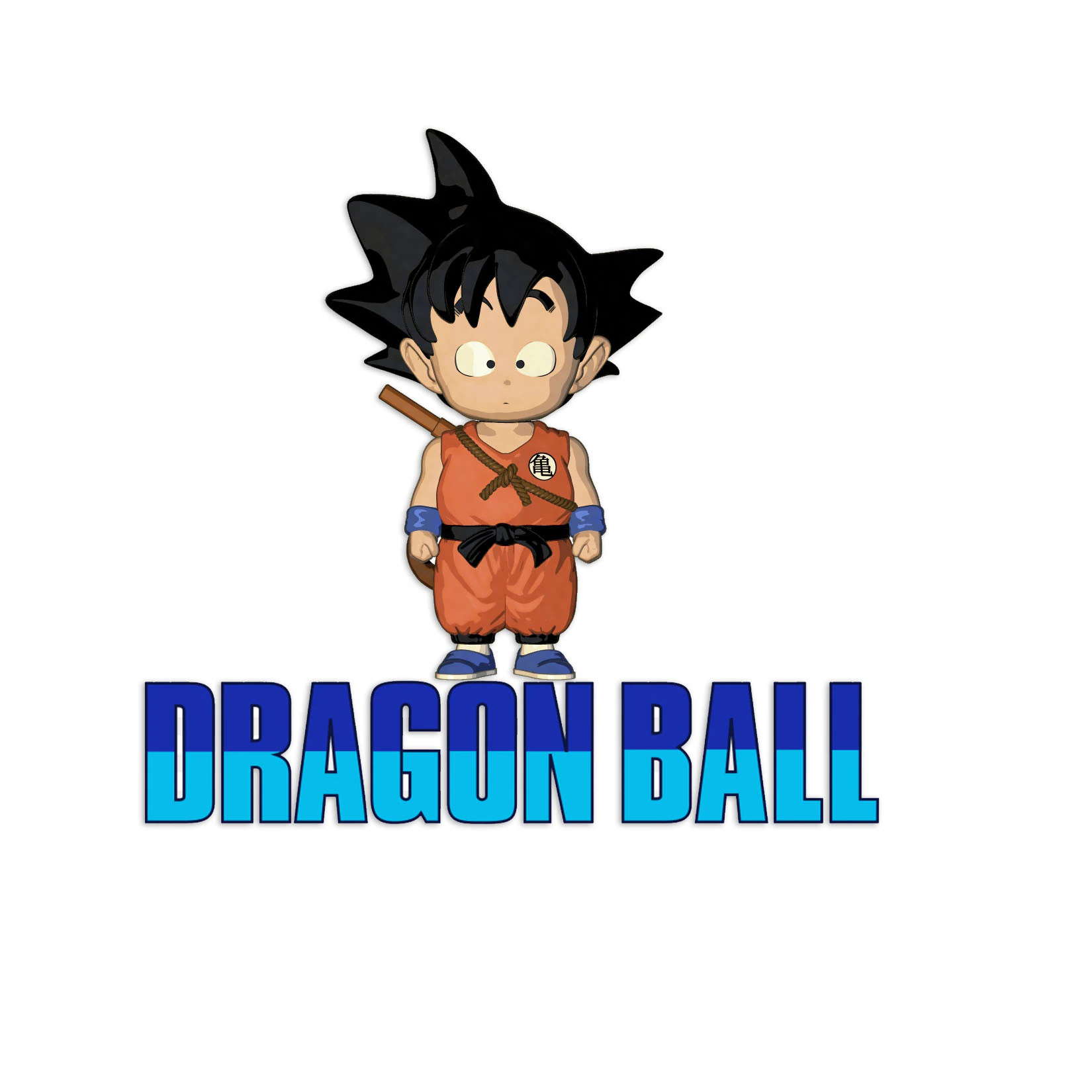 Son Goku Kakarot Dragon Ball 3D Print Model .c4d .max .obj .3ds .fbx .stl .blend