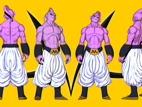 Majiin Bu Dragon Ball Z Junsui Aku 3Dプリントモデル