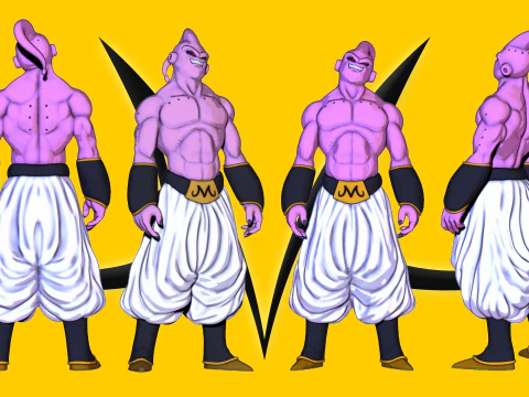 Majiin Bu Dragon Ball Z Junsui Aku 3D Print Model