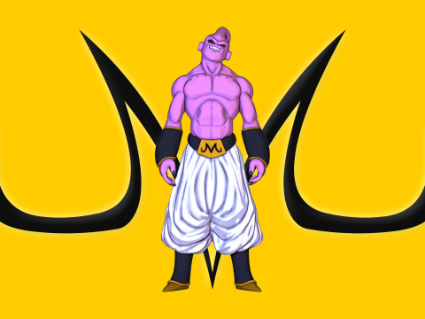 Majiin Bu Dragon Ball Z Junsui Aku 3Dプリントモデル