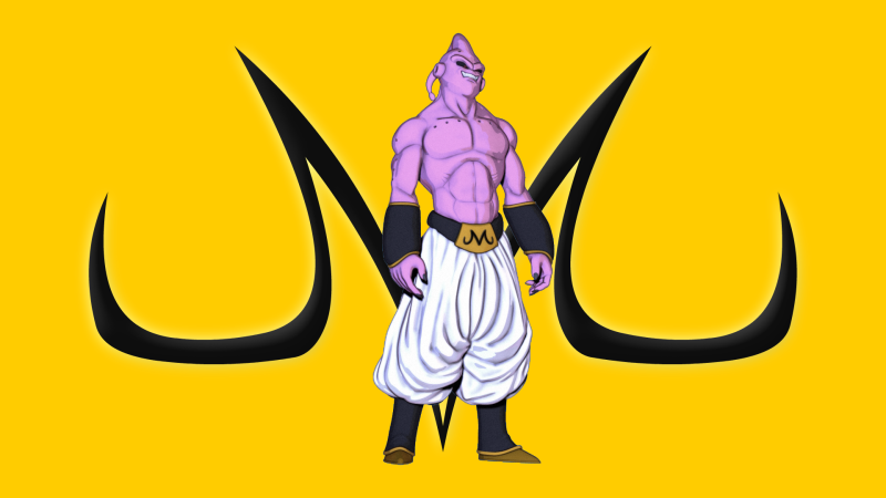 Majiin Bu Dragon Ball Z Junsui Aku 3Dプリントモデル .c4d .max .obj .3ds .fbx .stl .blend