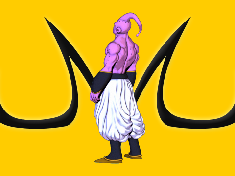 Majiin Bu Dragon Ball Z Junsui Aku 3Dプリントモデル