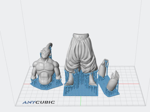 Majiin Bu Dragon Ball Z Junsui Aku 3Dプリントモデル