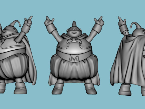 Majiin Bu Dragon Ball Z Junsui Aku Fat 3D 打印模型