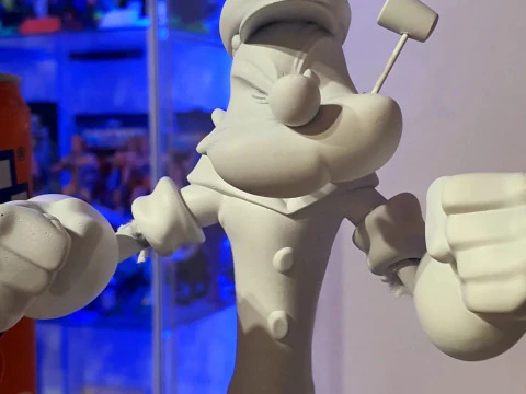 Popeye the Sailor Man Braccio di Ferro 3D Print Model