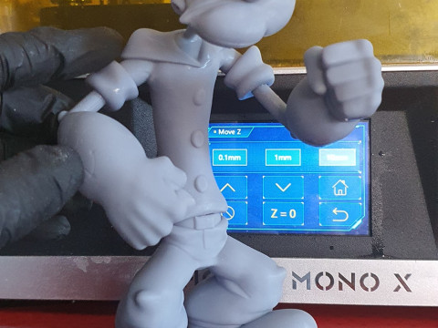 Popeye the Sailor Man Braccio di Ferro 3D-Druckmodell