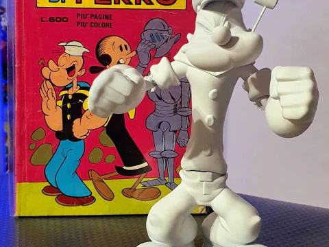 Popeye the Sailor Man Braccio di Ferro 3D Print Model