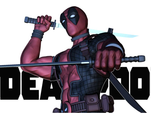 Deadpool 3D Print Model