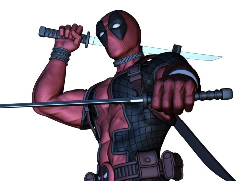Deadpool 3D Print Model