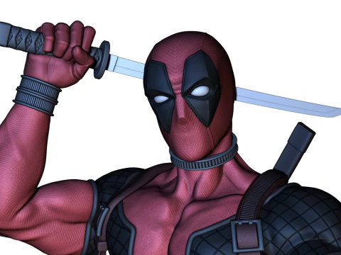 Deadpool 3D Print Model
