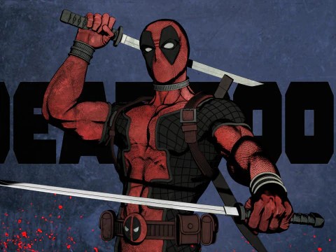 Deadpool 3D Print Model