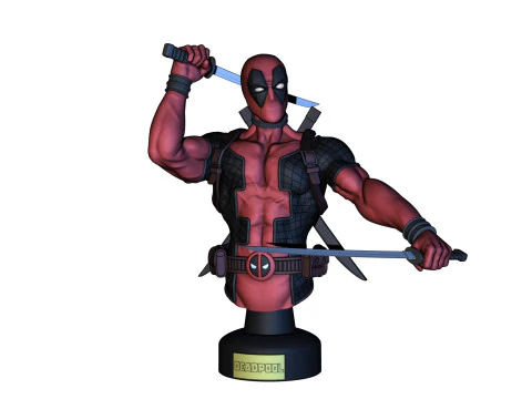 Deadpool 3D Print Model