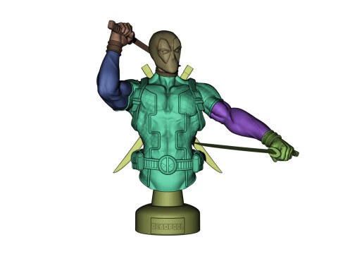 Deadpool 3D Print Model