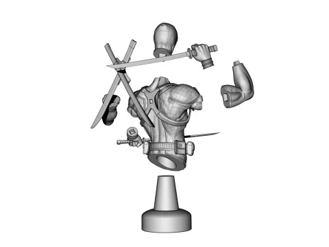 Deadpool 3D Print Model