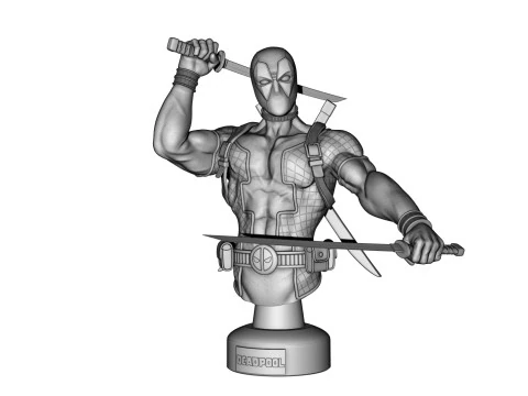 Deadpool 3D Print Model