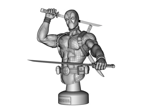 Deadpool 3D Print Model