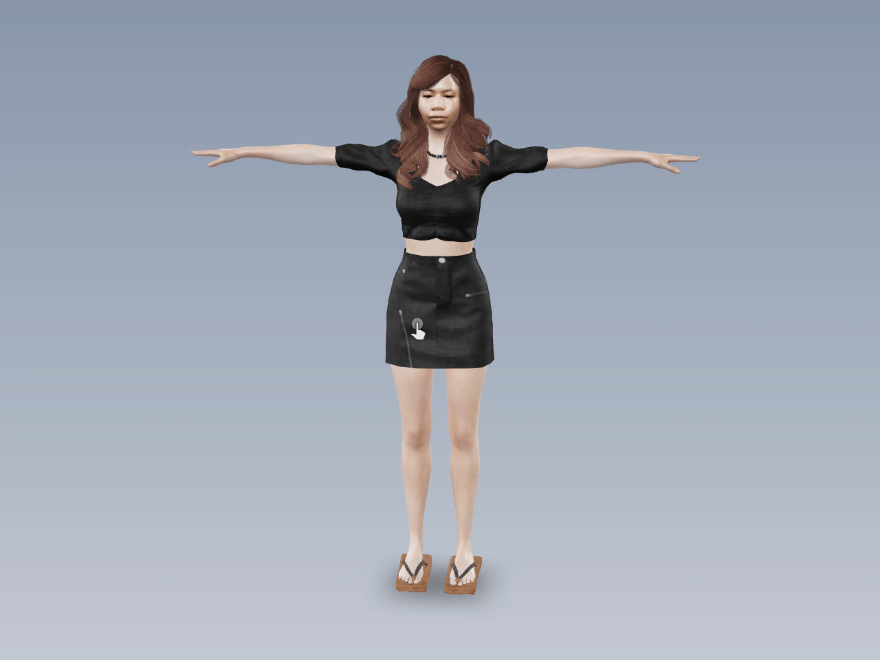 Sister lingling 3D Model .c4d .max .obj .3ds .fbx .stl .blend 