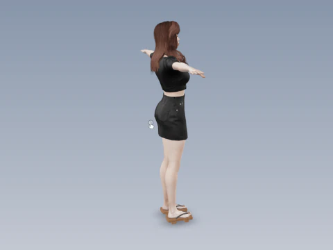 Sister lingling 3D Model