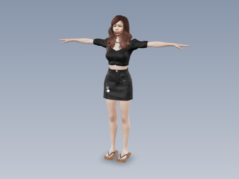 Sister lingling 3D 모델