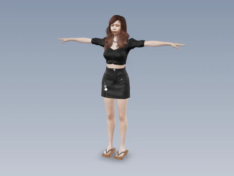 Sister lingling 3D Model