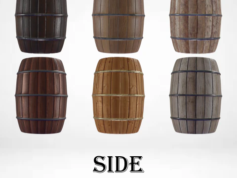 6-teiliger Lauf 3D Modell