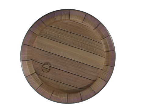 6 piece barrel Modelo 3D