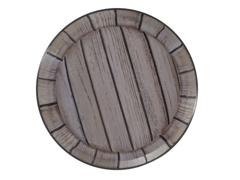 6 piece barrel Modelo 3D