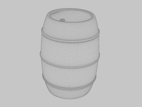 6-teiliger Lauf 3D Modell