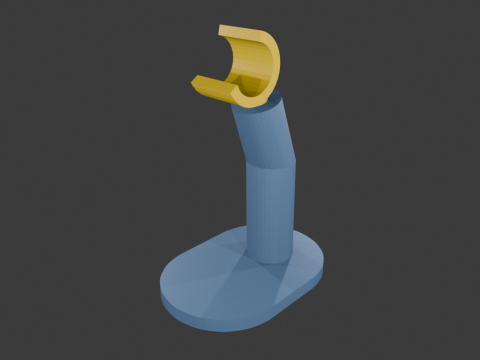 Headphone holder 3Dプリントモデル