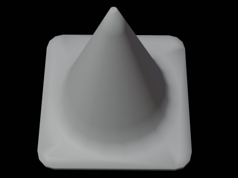 Traffic cone Low-poly 3D Модель
