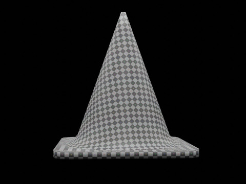 Traffic cone Low-poly 3D Модель