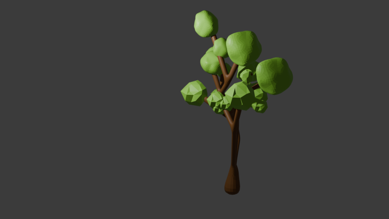 Low poly tree 3Dモデル .c4d .max .obj .3ds .fbx .stl .blend 